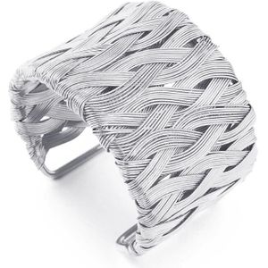 Dayoff Geometrische Eenvoudige Open Manchet Armbanden Armband Voor Vrouwen Sieraden Holle Metalen Minimalisme Boho Brede Armbanden B67