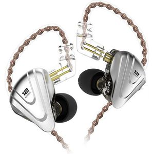 Kz Zsx 5BA + 1DD Hybrid In Ear Hoofdtelefoon Hifi Headset Dj Monitor Oortelefoon Oordopjes Kz ZS10 AS10 AS12 AS16 c16 C12