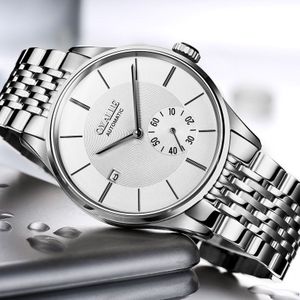 Relogio Masculino Heren Horloges Top Brand Luxe Automatische Mechanische Horloge Mannen Volledig Stalen Zakelijke Waterdichte Sport Horloges