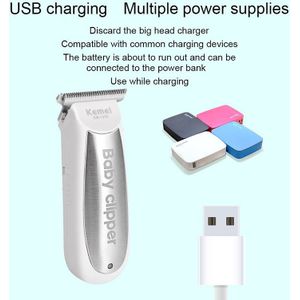 Baby Kid Elektrische Mini Tondeuse Draadloze, Tondeuse, Borstel, 3 * Limiet Kammen, usb Kabel, Smeerolie