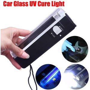 Multifunctionele Auto Glas Uv Cure Licht Autoruit Hars Genezen Ultraviolet Uv Lamp Verlichting Voorruit Reparatie Tools
