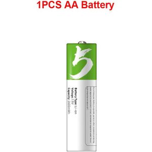 Hoge Capaciteit 1.5V Aa 2600 Mwh Usb Oplaadbare Li-Ion Batterij Voor Afstandsbediening Muis Kleine Ventilator Elektrische Speelgoed Batterij + Kabel