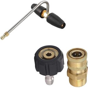 Gutter Cleaner Attachment Voor Hogedrukreiniger, Met 2 Roterende Turbo Nozzle, Hogedrukreiniger Adapter Set