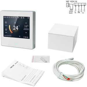 Intelligente Wifi Aanraken Screen Verwarming Thermostaat Smart Speaker Voice Control 91AD