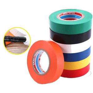 PVC Waterdichte Zelfklevende Elektrische Tape Elektricien Draad Isolatie Vlamvertragende Plastic Tape Elektrische Hoogspanning