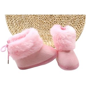 Baby Baby Snowboots Anti-Slip Zool Winter Warm Lace Up Sneakers Faux Fur Crib Schoenen