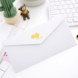 10 Stks/partij Vintage Gold Kraftpapier Enveloppen Europese Stijl Envelop Voor Visitekaartje Huwelijksuitnodiging Envelop