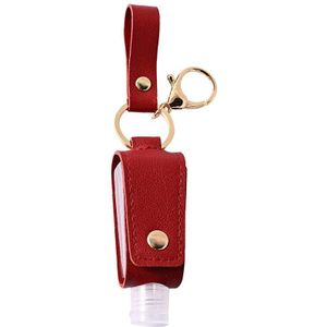 30Ml Hydroalcoholic Gel Sleutelhanger Handdesinfecterend Case Mini Handen Draagbare Hydroalcoholic Gel Fles Leather Case Gezondheid Sleutelhanger