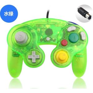 Transparante kleur Voor N-G-C gamepad Een Knop Wired Game Controller joystick voor G-ameC-ube voor G-C