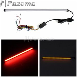 45 Cm Led Motorfiets Universele Sequentiële Switchback Vloeiende Achterlicht Richtingaanwijzer Remlicht Lamp Strips