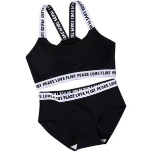 Af Brief Sport Bras Push Up Sport Top Ondergoed Set Fitness Running Yoga Sport Tops Gym Kleding Vrouwen Workout Kleding meisje