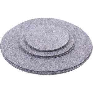 Set Van 24 Soft Vilt Plaat Verdelers 3 Maten Pan Separator Pads Kookgerei Bakvormen Pot Stapelen Protectors Schotel Kras Protectors