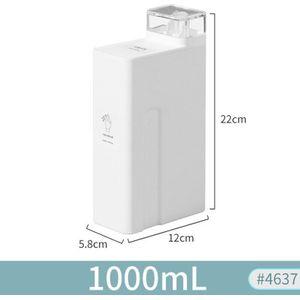 1000Ml Grote Capaciteit Wasmiddel En Waspoeder Sub-Fles Wasverzachter Wasmiddel Lege Fles Shampoo Douchegel