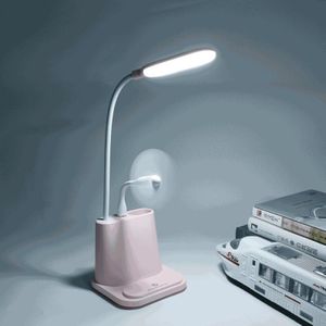 0-100% Touch Dimbare Led Tafellamp USB Oplaadbare Aanpassing voor Kinderen Kids Lezen Studie Nachtkastje Slaapkamer Woonkamer