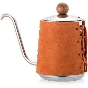 Rvs Greeploze Anti-Hete Koffie Pot Drip Ketel 0.3L/0.5L Koffiezetapparaat Met Zwanenhals Uitloop Koffie Thee pot