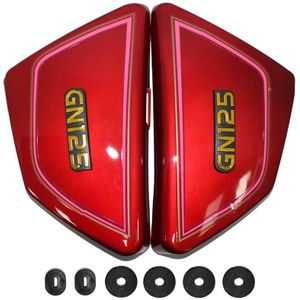 Motorfiets Faring Body Onderdelen Side Cover Batterij Tool Panel Voor Haojue Suzuki Lifan GN125 Gn 125cc Rechts Links 1 Paar gratis Rubber