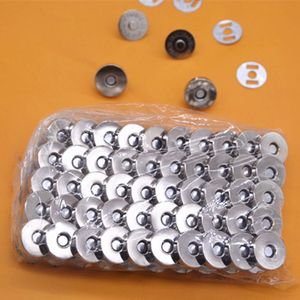 50 Stuks 4 Kleuren Te Kiezen Metal Magneet Knop Voor Diy Zakken Snaps Knoppen Sluiting Sluiting Drukknoop Naaien Accessoires 14*3.5Mm