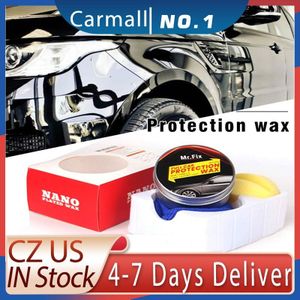 Carnauba Auto Wax Kristal Harde Wax Verf Care Scratch Reparatie Onderhoud Wax Verf Coating Gratis Spons En Handdoek