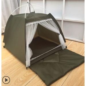 Zomer draagbare opvouwbare pet tent kinderbox outdoor Indoor tent voor kat kleine hond puppy tenten katten nest speelgoed huis