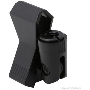 Flexibele Microfoon Mic Stand Accessoire Plastic Klem Clip Houder Zwart N05 20