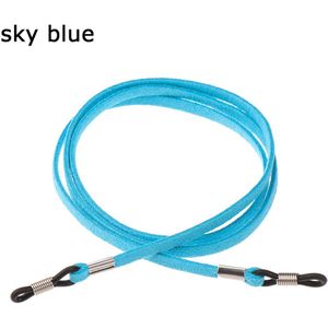 1Pc Hoge Elasticiteit Glazen Ketting Lederen Glazen Ketting Leesbril Ketting Sunglass Strap Lanyard Strap Bril Accessoire