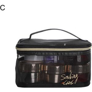 Lichtgewicht Goede Cosmetische Organizer Mesh Tas Draagbare Opslag Pouch Milieuvriendelijke Voor Kantoor