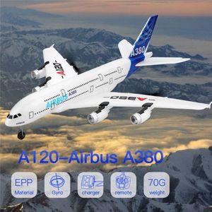 Xk A120 Airbus A380 Rtf Eva Rc Drone Afstandsbediening Radio Controlled Vliegtuigen Model Rc Vliegtuig Foam Air Speelgoed Freewing Vaste spanwijdte