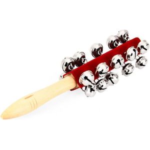 Rammelaar Toy kids Kinderwagen Wieg Handle Houten Tafelbel Stick Shaker Rattle Voor Kinderen Orff-instrumenten