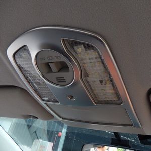 Rvs Front Plafond Dak Leeslamp Lamp Trim Cover Frame Voor Toyota Prius 30 ZVW30
