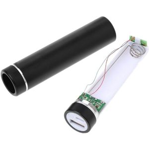 11*2.3cm 18650 Batterij DIY Power Bank Box Met 3-Mode Koel Licht LED Zaklamp USB Charger voor Smart Telefoon