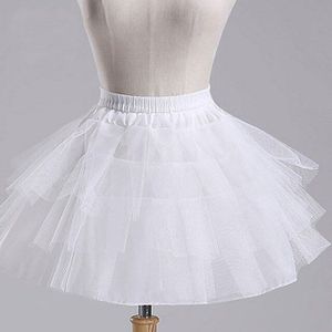 Zomer Witte Petticoat Gown Meisje Slips Dress Kids Jurken Voor Meisjes Kinderen Voering Fluffy Trouwjurk 22Cm, 35M,45Cm