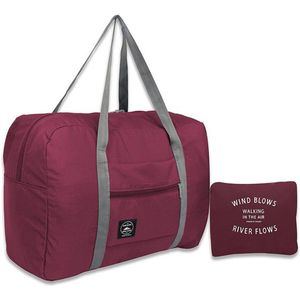 Waterdichte Nylon Reistassen Vrouwen Mannen Grote Capaciteit Opvouwbare Plunjezak Organizer Verpakking Cubes Bagage Meisje Weekend Bag # P