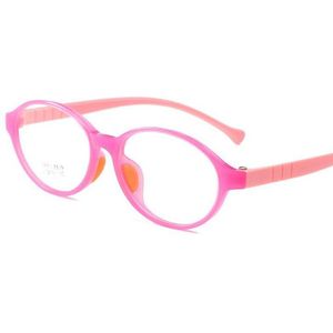 Snoep Kleur Ovale Kid Bril Frame Voor Kinderen TR90 Jongen Meisje Recept Brillen Basisschool Student Pc Eyewear