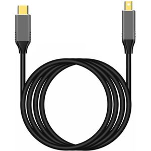 Usbc Naar Mini Displayport Kabel 6Ft Usb Type C Thunderbolt 3 Naar Mini Dp Cord 4 K Praktische Draagbare Kabels