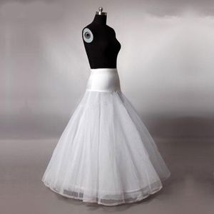 Arriveert 100% Een Lijn Tulle Wedding Bridal Petticoat Onderrok Hoepelrokken Voor Trouwjurk