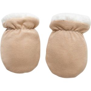 1 paar Pasgeboren Baby Katoenen Handschoenen Anti-grijpen Wanten Zuigeling Winter Verdikking Warme Fleece Handwarmer Handschoenen voor Baby kid