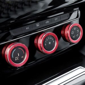 Auto-interieur Airconditioning Knop Decoratieve Ring Voor Passat B8 Arteon Golf 7 MK7.5 Auto Stickers Gemodificeerde Accessoires