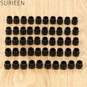 50 Stuks Zwart Plastic 0.335 Golf Mouwen Adapter Adereindhulzen Caps Voor Ping G410 G35 Driver Fairway Hybrid Club Assen Mouw adapter