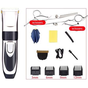 Oplaadbare Elektrische Tondeuse Voor Mannen Kinderen Draadloze Haar Grooming Baard Trimmer Waterdicht Haar Snijden Kit