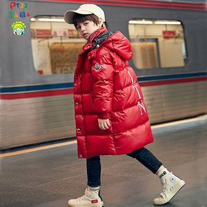 Kinderen Donsjack Heldere-Geconfronteerd Meisjes Jongens Kleding Winter Dikker Waterdichte Outdoor Kapmantel Kids Snowsuit Kleding