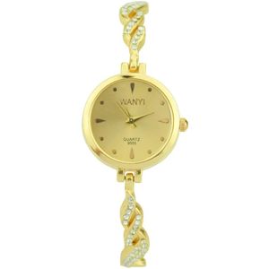Relogio masculino Vrouwen Vogue Prachtige Splendid Ronde Vol Diamanten Armband Horloge Analoog Quartz Horloges