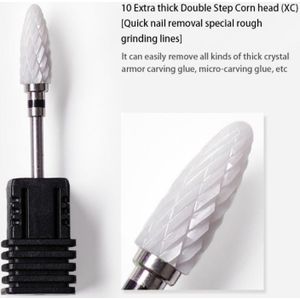 Enkele Nail Boren Elektrische Keramische Cutters Gel Polish Verwijderen Hoofd Pedicure Frezen Dode Huid Schoon Nail Boor Gereedschap