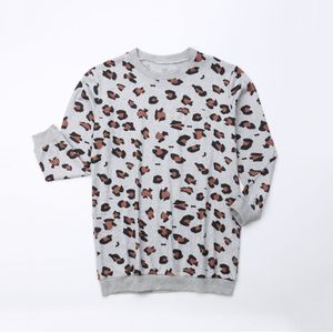 Pudcoco Familie Bijpassende Outfits Moeder Dochter Zoon Kid Lange Mouwen Leopard Shirt Familie Kleding Outfits