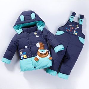 Snowsuit Baby Winter Donsjack Kinderen Parka Jas Herfst Kinderen Warme Jassen Infantil Algehele Meisjes Jongens Bovenkleding Kleding Set