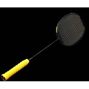 Xvt 28-30lbs 4U Professionele Zwarte Carbon/Hele Carbon Fiber Super Licht Badminton Racket Met Handgreep 2 Stks/partij