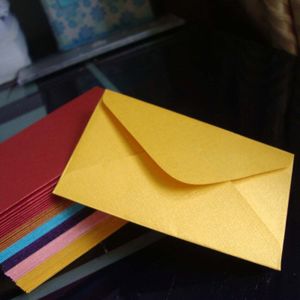 120gsm Goud Papier Blanco Mini Enveloppen 6X10Cm Voor Vip Credit Card Bankkaart