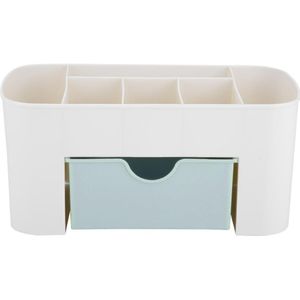 Dubbele Laag Plastic Make Organisatoren Opbergdoos Cosmetische Drawers Sieraden Display Box Case Desktop Container Dozen Organizer