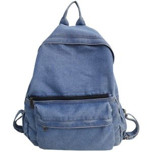 Stijl Denim Rugzak Vrouwen Koreaanse Stijl Populaire Veelzijdig Meisje Schooltas Ins Wind Harajuku