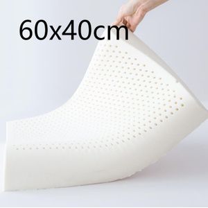 Memory Foam Natuurlijke Latex Kussen Massage Kussens Slapen Orthopedische Geheugen Kussen Ademend Honingraat Structuur Curve 60x40cm