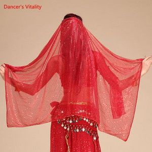 6 Kleuren Sari Dancewear India Buikdansen Kleding Hoofd Wrap Sjaal Hoofddeksel Bollywood Dance Kostuum Hoofd Veils